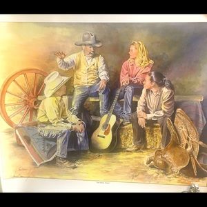 “The Story Teller” Signed Print by Artist Don Dane